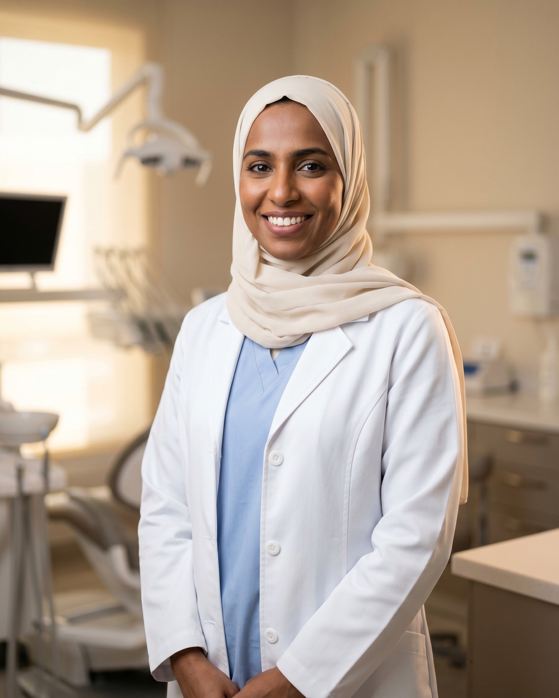 الدكتورة م. خليفة, استشارية طب وجراحة الأسنان